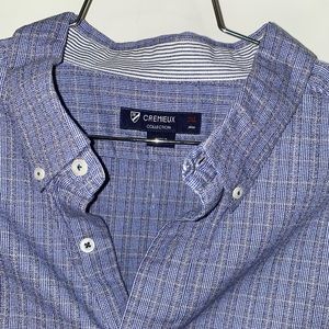 Long sleeve button up collared shirt